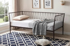 Bronze Metal Daybed Frame for Approx. 97 × 191 cm Mattress