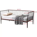 Struttura del divano letto in metallo bronzato per materasso di circa 97 × 191 cm