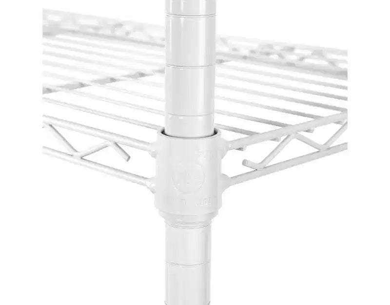 Scaffale in filo d'acciaio a 5 ripiani, 91,4 cm L x 35,6 cm P x 193 cm A, 136 kg per ripiano, certificato NSF, con ruote e piedini livellatori