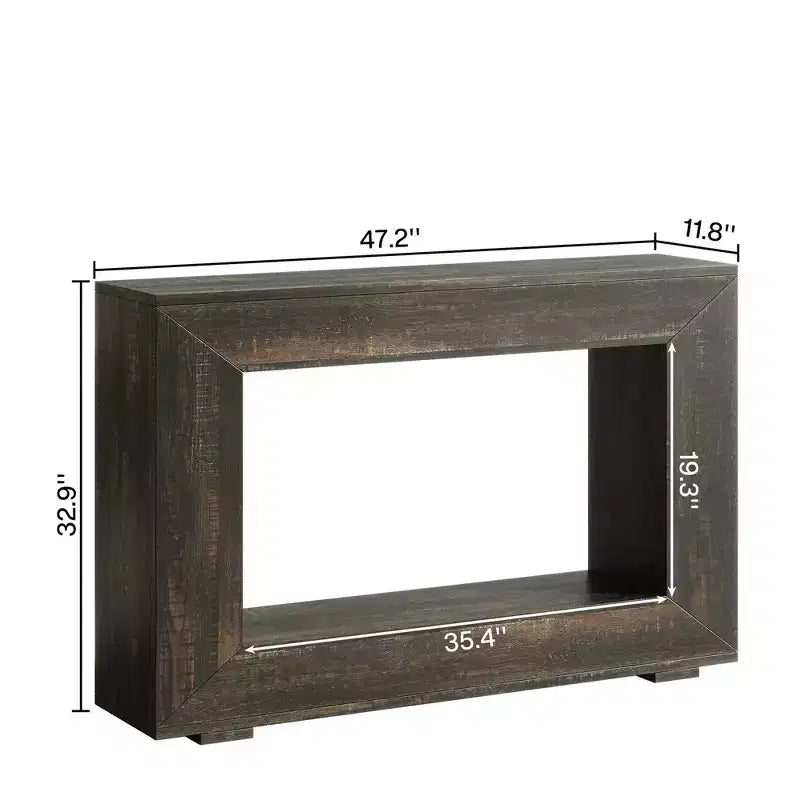 Tavolo Consolle Rustico in Legno Effetto Fattoria