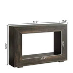 Tavolo Consolle Rustico in Legno Effetto Fattoria