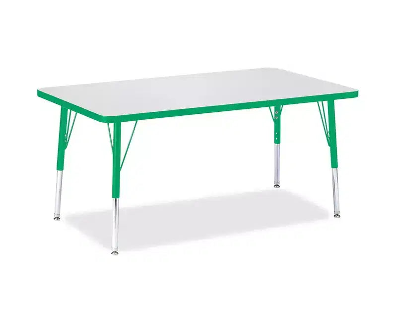 Tavolo Rettangolare per Bambini, 76 x 122 cm, Verde