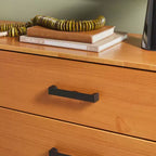 Cassettiera a 6 cassetti in legno massello per camera da letto, facile montaggio