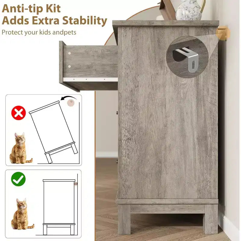 Comò in legno a 6 cassetti con spazio contenitivo, cassettiera larga 120 cm per camera da letto, soggiorno o ingresso