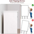 Cassettiera in legno a 6 cassetti con contenitore, comò largo 119,4 cm per camera da letto, soggiorno o ingresso