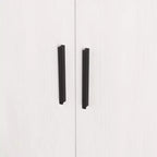 Scarpiera a 4 ripiani con 1 cassetto e 2 ante, ripiani regolabili, mobile contenitore indipendente in MDF per ingresso, 100,1 cm A × 80 cm L × 39,9 cm P