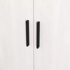 Scarpiera a 4 ripiani con 1 cassetto e 2 ante, ripiani regolabili, mobile contenitore indipendente in MDF per ingresso, 100,1 cm A × 80 cm L × 39,9 cm P