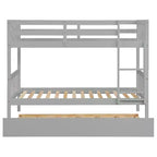 Letto a Castello in Legno per Due ca. 97 × 191 cm Materassi con Letto Estraibile