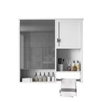 Mobiletto bagno a muro con specchio e portasciugamani da 73,7 cm x 71,1 cm