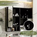 Mobiletto bagno a muro con specchio e portasciugamani da 73,7 cm x 71,1 cm