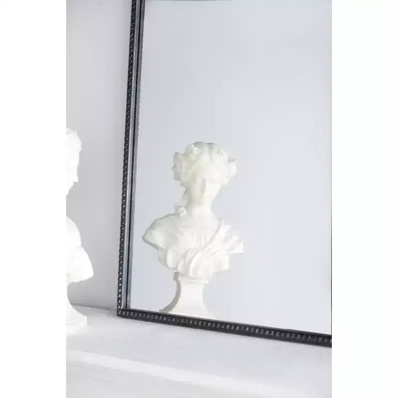 Specchio da parete ottagonale con cornice in ferro 36 x 24 pollici