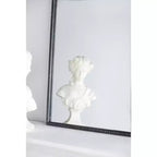 Specchio da parete ottagonale 91,4 × 61 cm con cornice in ferro